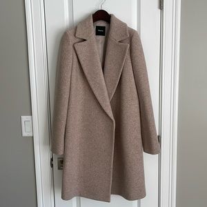 Theory Clairene Hawthorne Wool Cashmere Coat